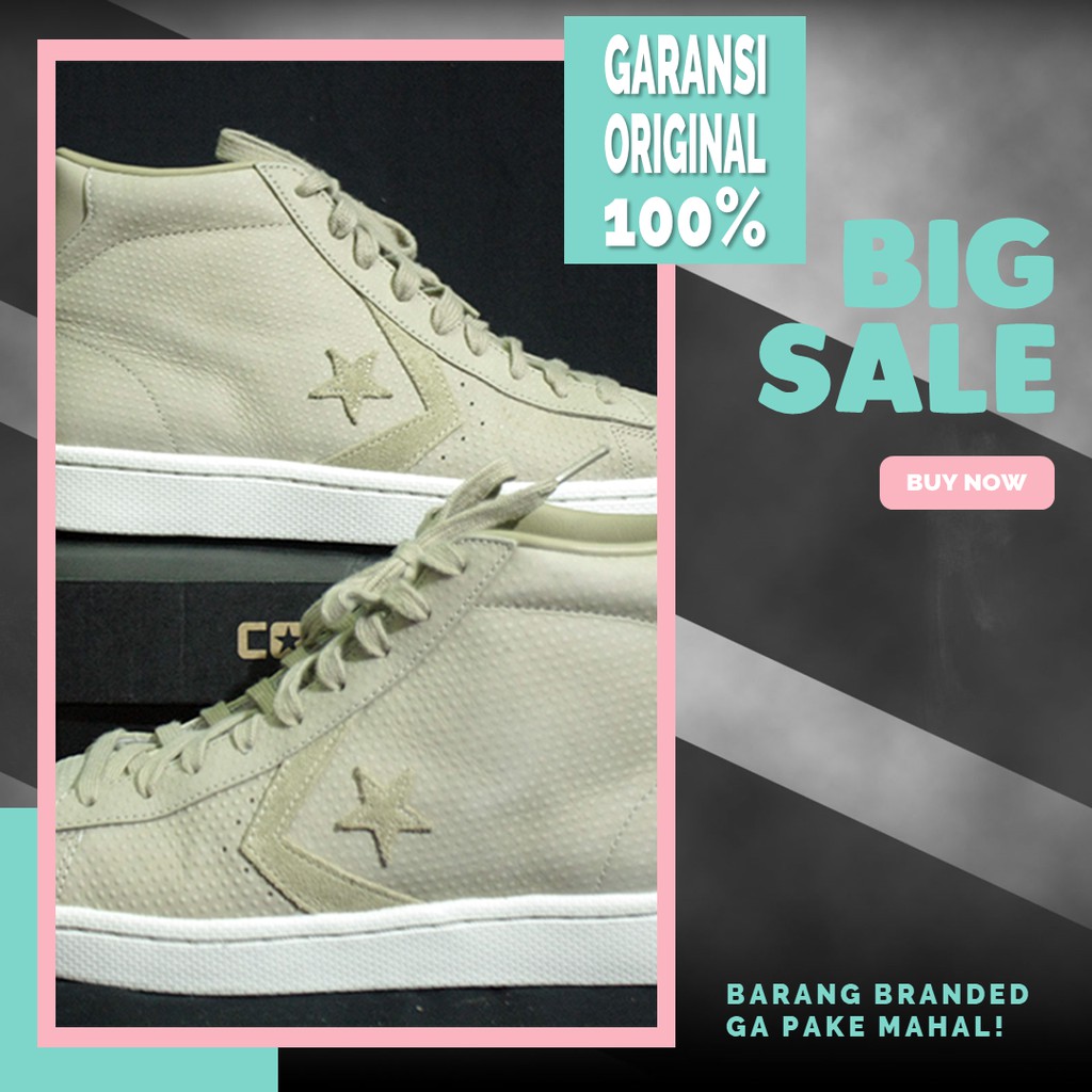 Original Second Converse Pro Leather 76 Mid - Vintage Khaki