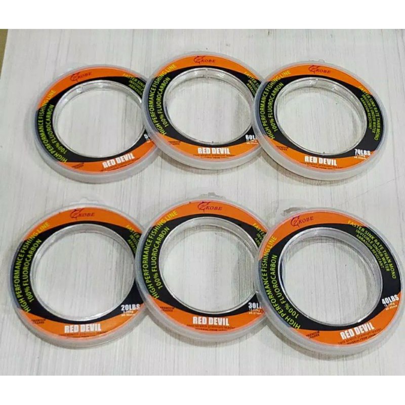 Senar leader red devil 100% fluorocarbon