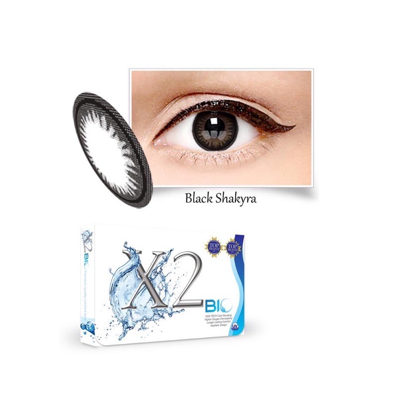 Softlens X2 BIO Normal &amp; Minus 0.50 - 6.00 Dia 14.5MM / FREE LENSCASE - KASIMURA