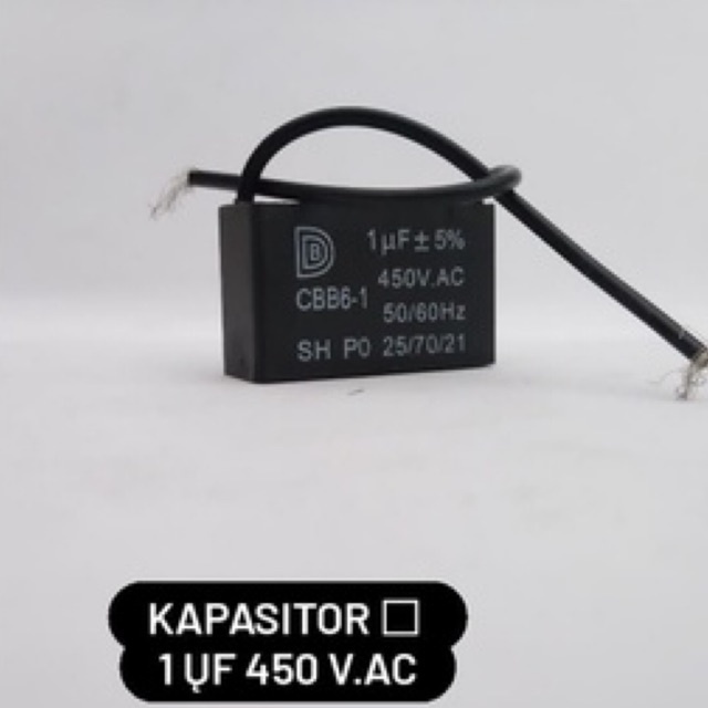 KAPASITOR KOTAK 1uf 450AC VAC