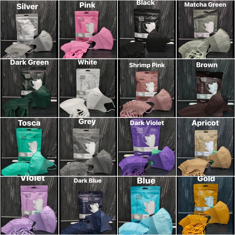 Masker Shumu Duckbill 4ply 10pc