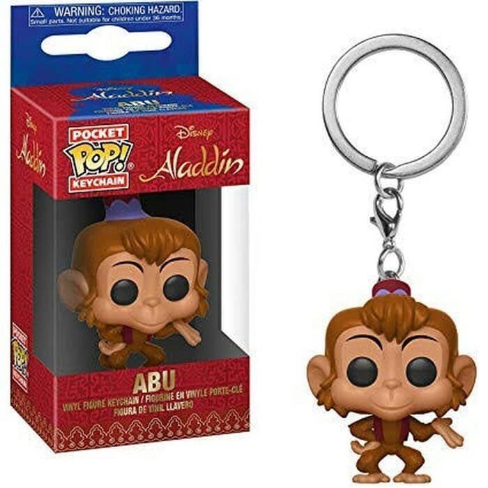 POCKET POP KEYCHAIN DISNEY ALADDIN ABU FUNKO KEYCHAIN
