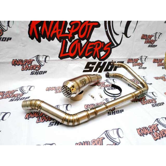 Knalpot R9 GP Ninja250 karbu - MT25 - R25 - NINJA250 FI - CBR250RR