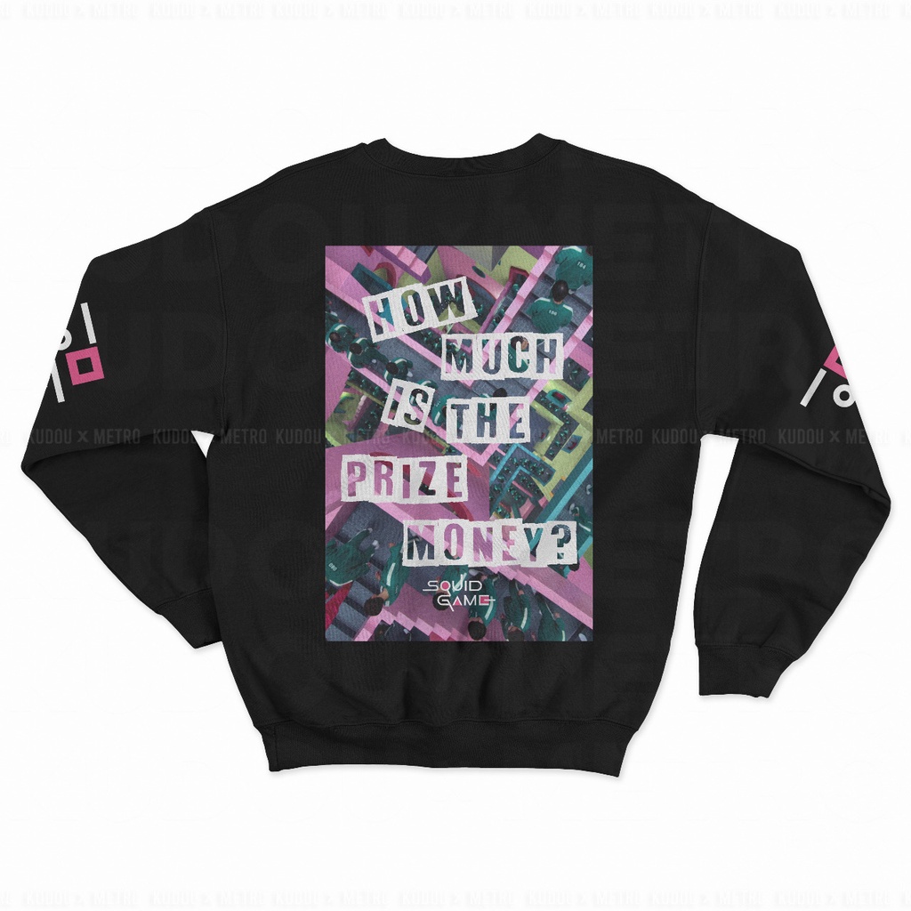 Crewneck Sq*id Game How Much Premium Cotton Fleece Unisex