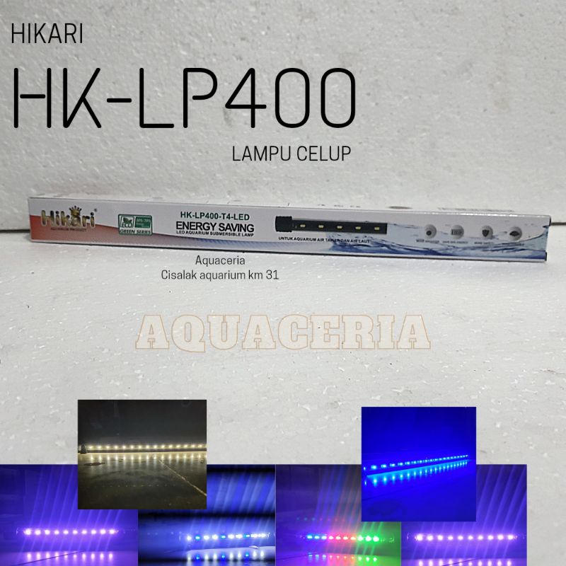 lampu celup hikari lampu led aquarium lampu anti air 40 senti