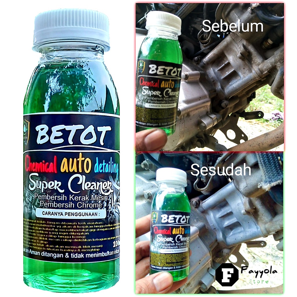 Pembersih Mesin motor / Betot Super Cleaner / Pembersih Kerak Mesin / Pembersih Blok Mesin Motor