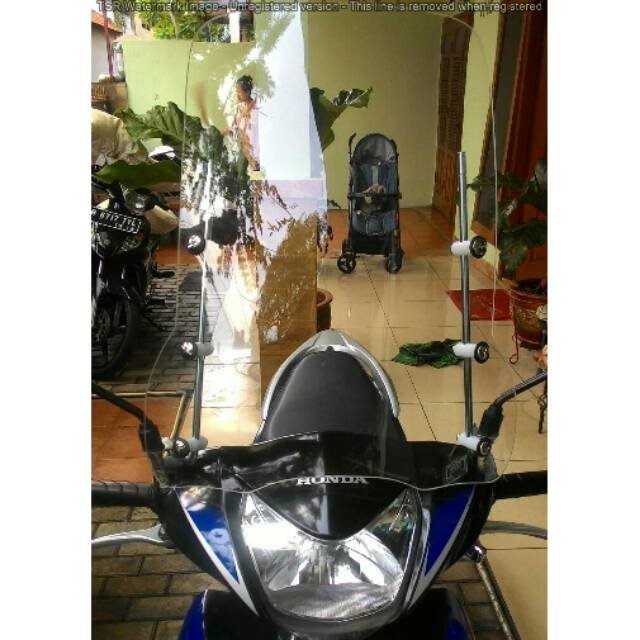 Windshield Winsil Visor Penahan Angin Honda Beat Street eSp Tinggi