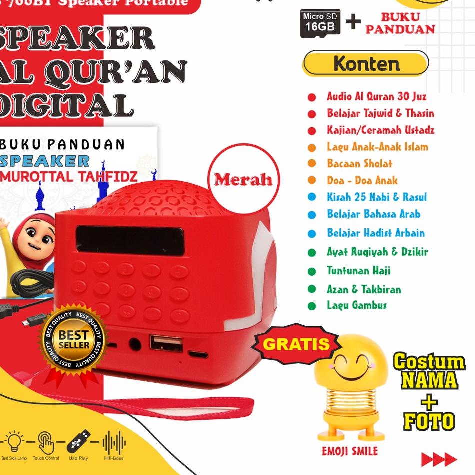 Best Feedback NEW - SPEAKER MUROTTAL - SPIKER MUROTAL AL QURAN 30 JUZ - TERLENGKAP - ZB 700 BT