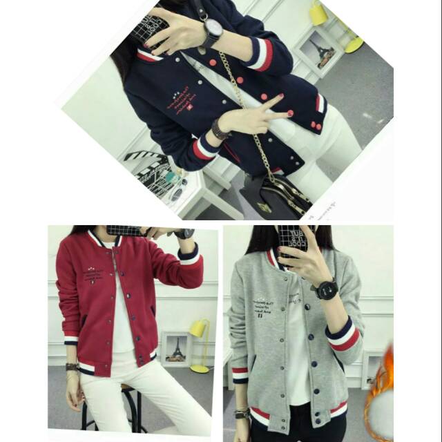 FG JAKET RIB BN ,RED ,ABU