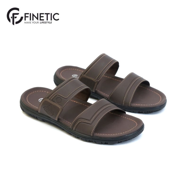 Beli 1 GRATIS 1 Sandal kulit pria Z 07 sendal ban dua Casual pria berkualitas