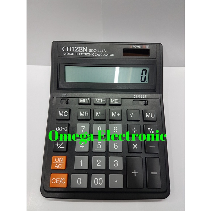 

CODES0X-62 ORIGINAL Citizen Calculator SDC-444S - Kalkulator Meja Office Kantor