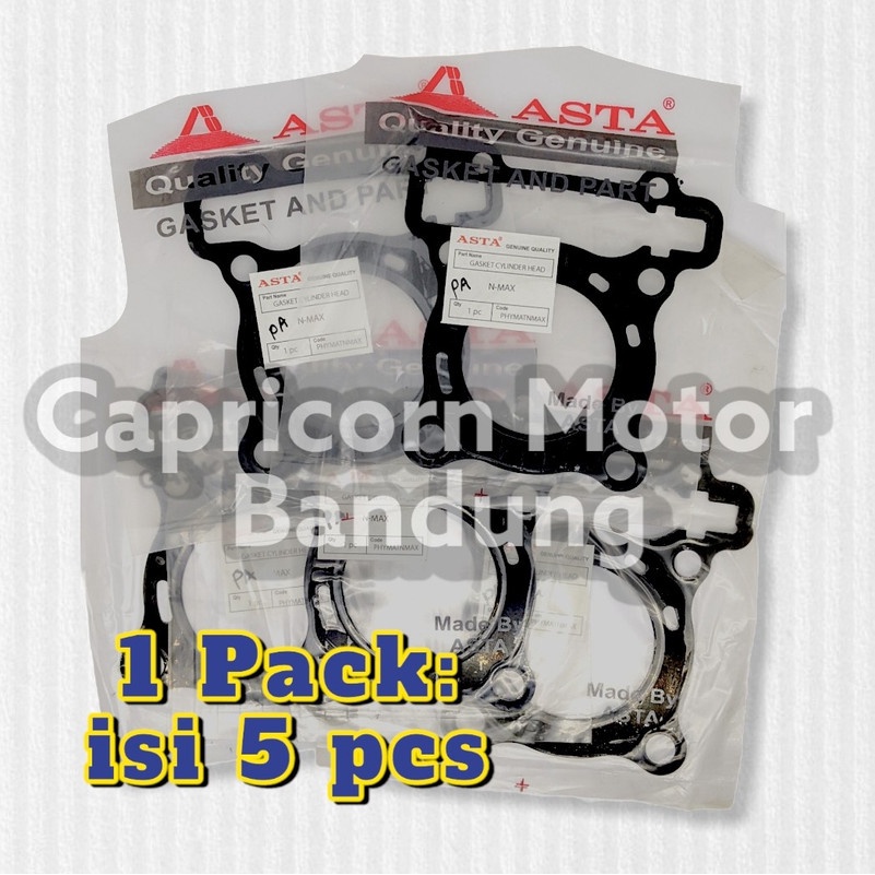 PAKING GASKET CYLINDER HEAD ATAS NMAX N MAX AEROX LEXI ASTA ISI 5 PACKING KOP