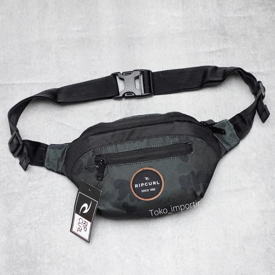 Waistbag Ripcurl Mirror Original Tas Pinggang Pria Waterproof