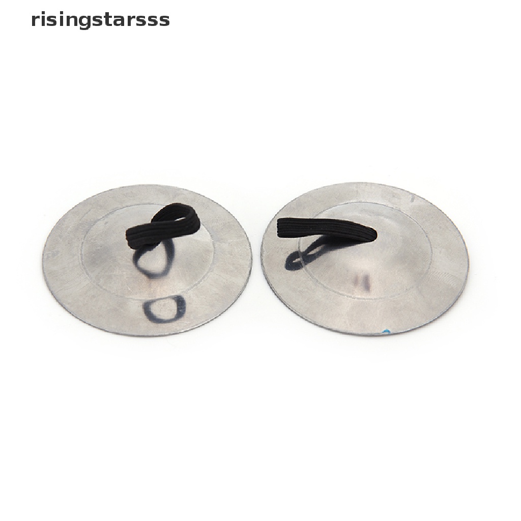 Rsid Span-new High Quality Perkusi Alat Musik Belly Dancing Silver Finger Simbals