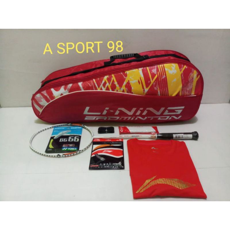 RAKET BADMINTON ORIGINAL LINING SUPER SERIES SS88 PUTIH