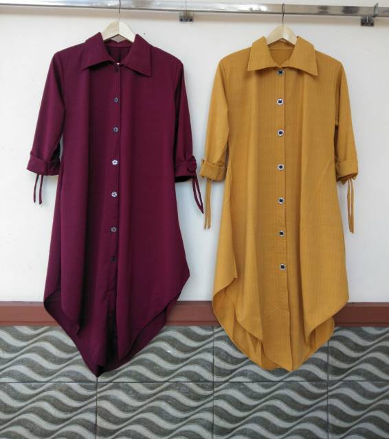 PROMO,Tunik Polos KATUN premium,Rizqi Collection