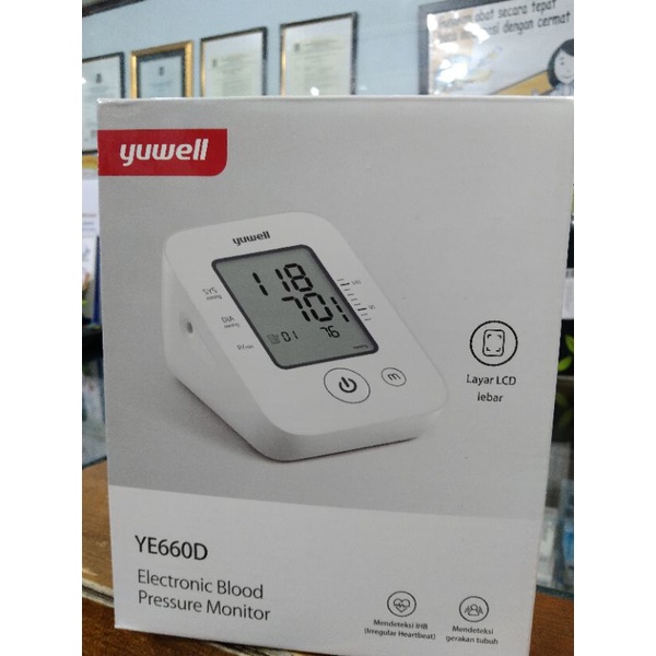 ALAT TENSI/ALAT UKUR TEKANAN DARAH DIGITAL YUWELL YE-66OD