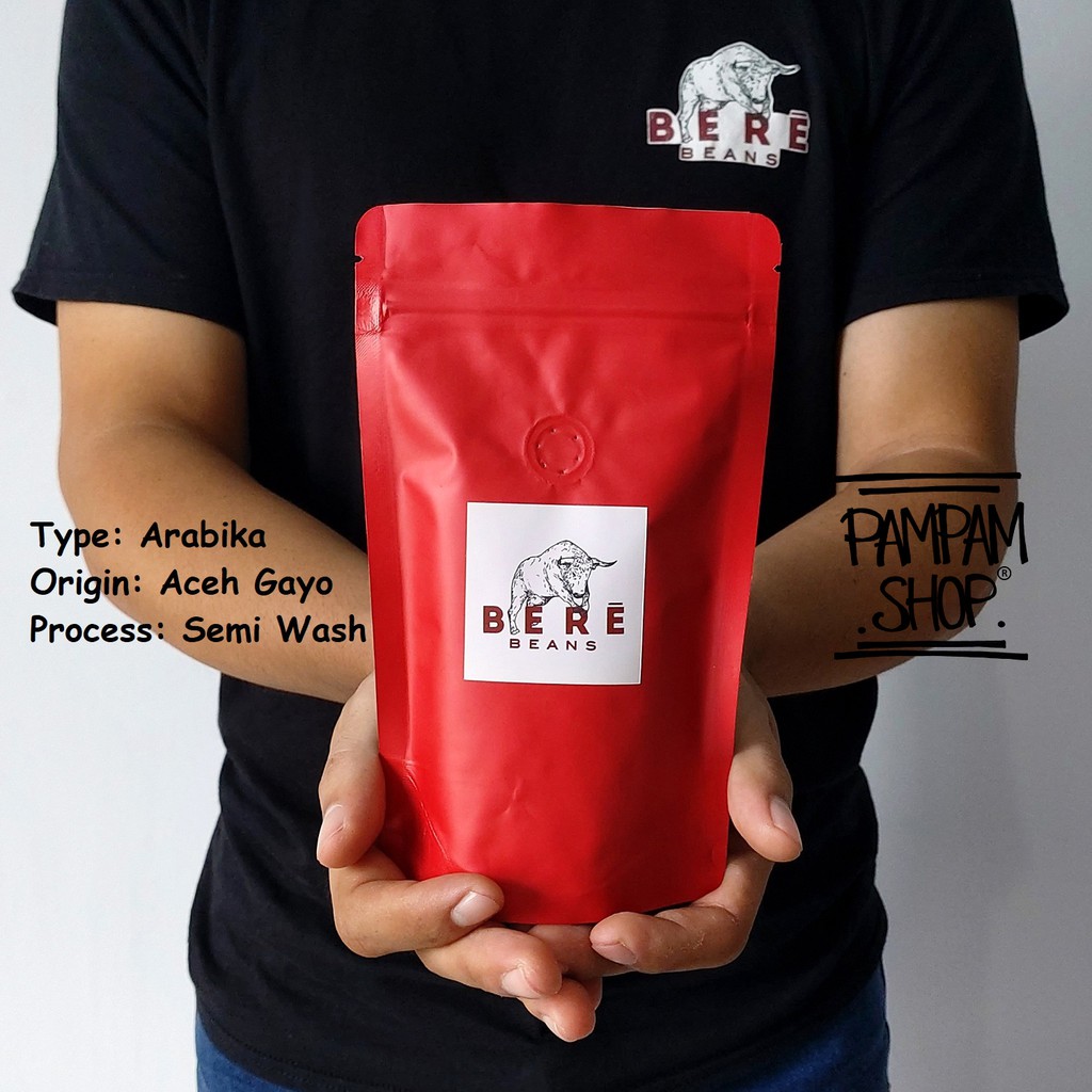 Kopi Arabika Aceh Gayo Indonesia 100 GRAM Biji Bubuk Coffee Beans Giling Arabica Coffe Cofe Bean