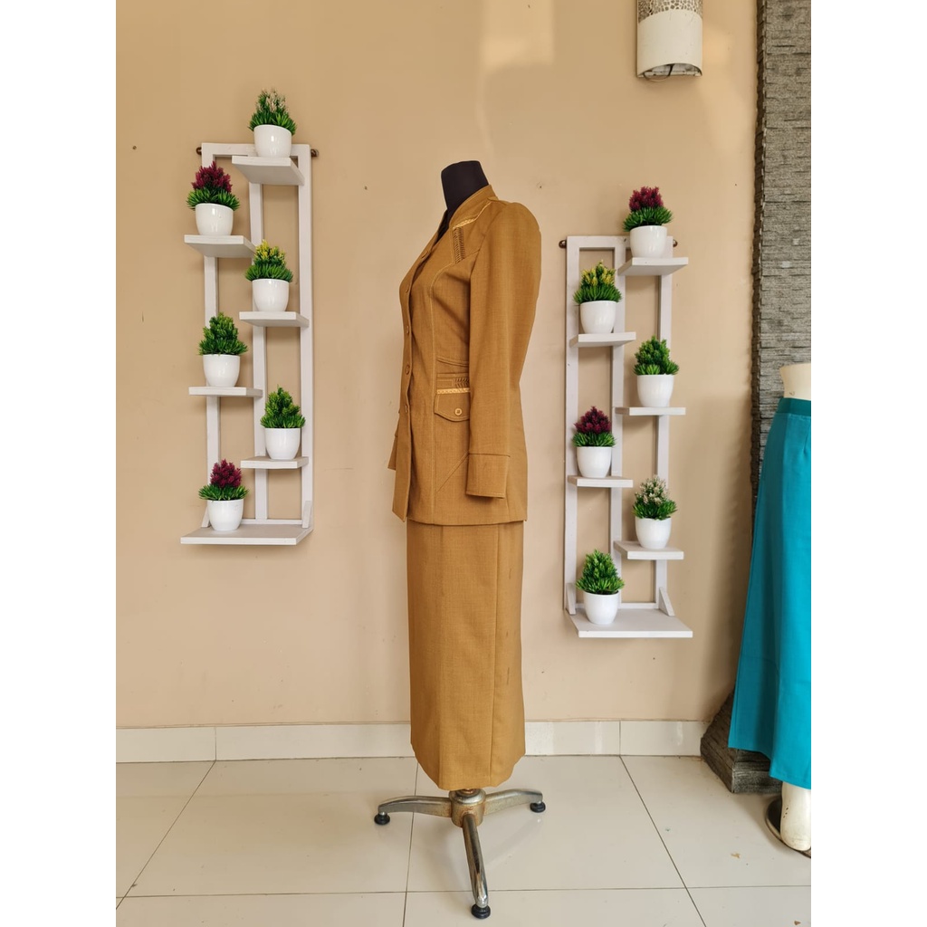 Setelan Blazer JUMBO Ukuran 6L-7L-8LSetelan Rok Dan Celana-seragam Guru dan PNS-Pakaian Pemda terbaru-blazer terbaru