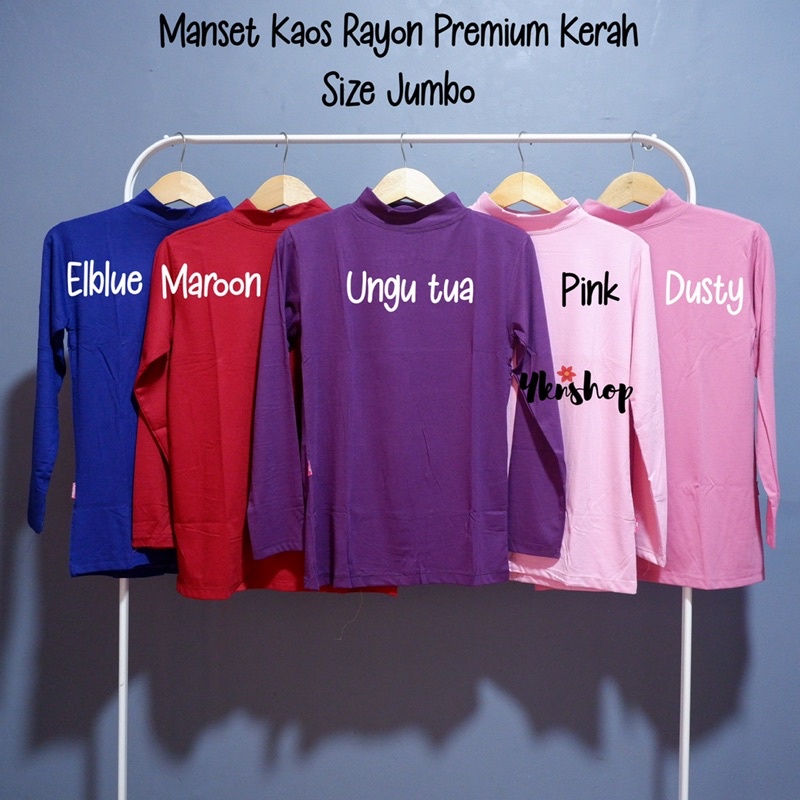 MANSET KERAH PREMIUM SIZE JUMBO/XXL