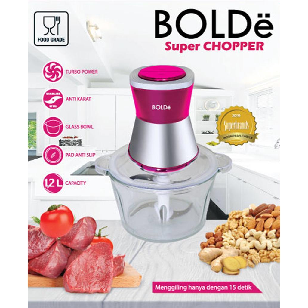 BOLDe Blender Chopper Stainless 1.2 Liter SUPER CHOPPER Shopee
