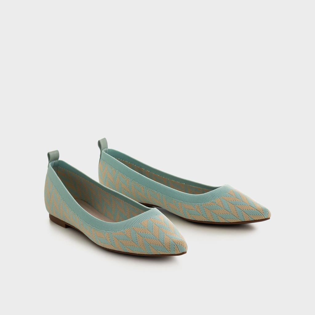 ladies light blue flat shoes
