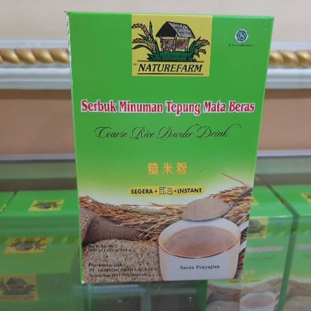 

Serbuk Minuman Kesehatan Tepung Mata Beras Naturefarm isi 1000gr