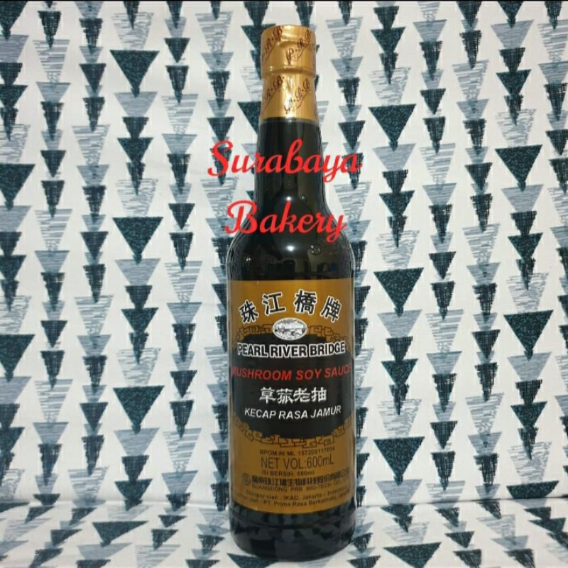 

Kecap Jamur/Mushroom Soy Sauce/Kecap Rasa Jamur Pearl River Bridge 600ml