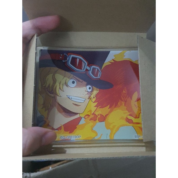 Piring One Piece Plate Sabo Ace Ichiban Kuji STAMPEDE Bandai