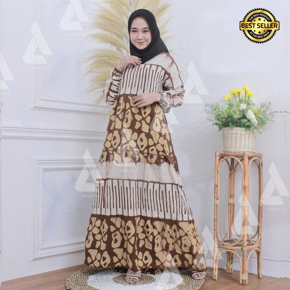 Dress Gamis Shibori | Dress Muslim Shibori | Fashion Muslim Gamis Shibori