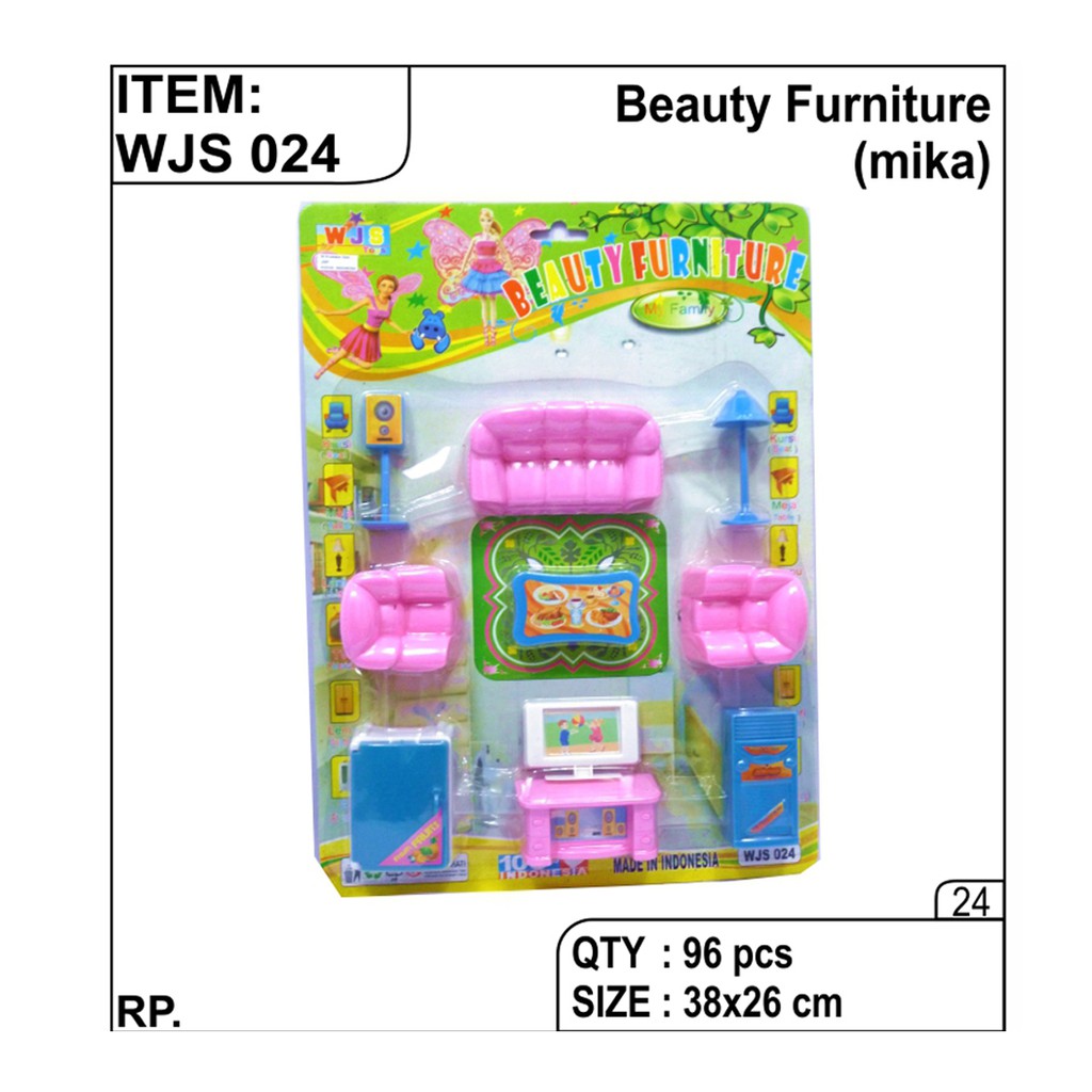 Mainan anak boneka beauty furniture - wjs024