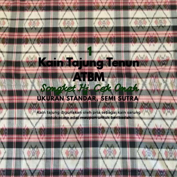 Promo Kain Sarung Tajung Palembang Semi Sutra Halus