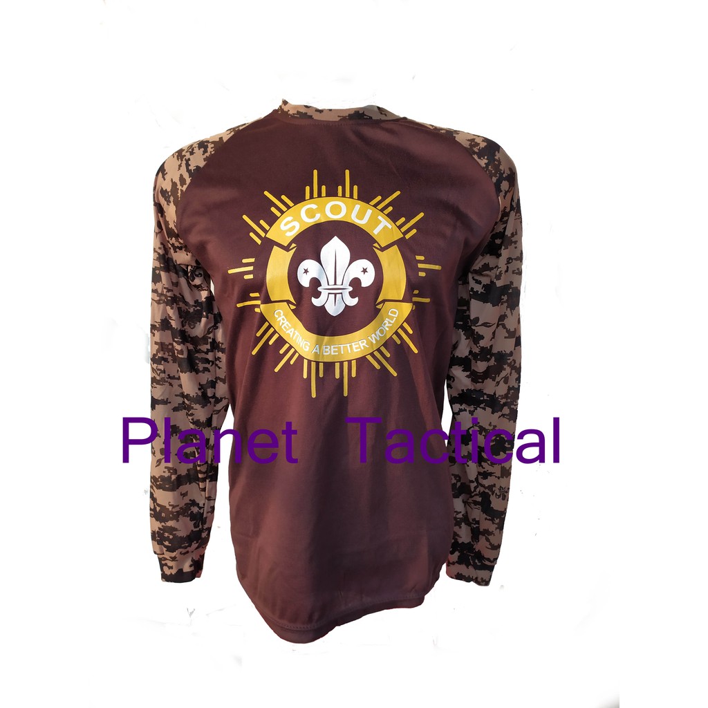 Kaos Baju Pramuka Scout Raglan PDL grosir