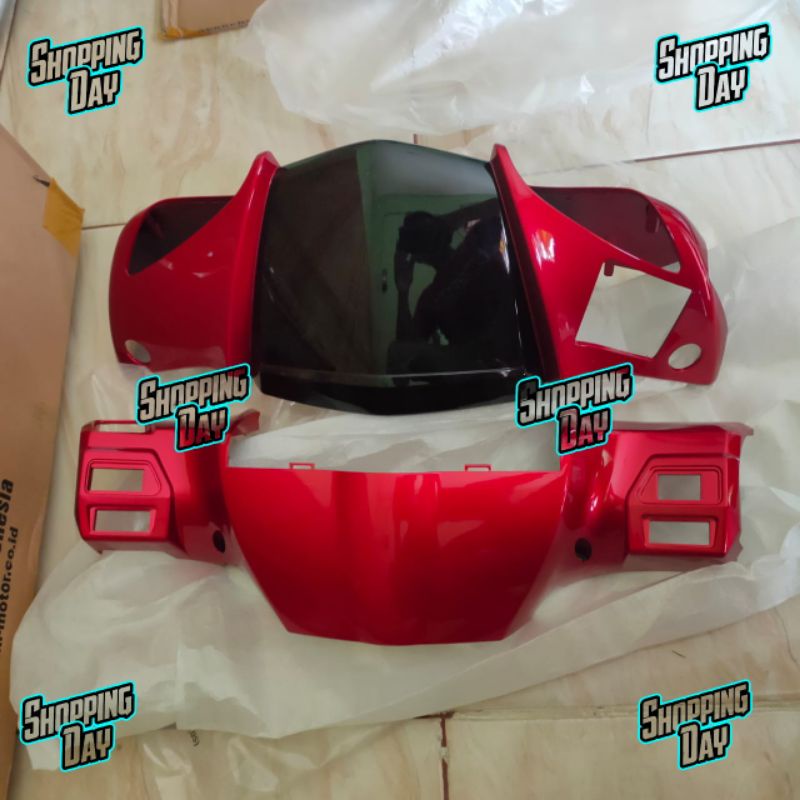 Batok lampu depan zx130 zx 130 Merah ORIGINAL
