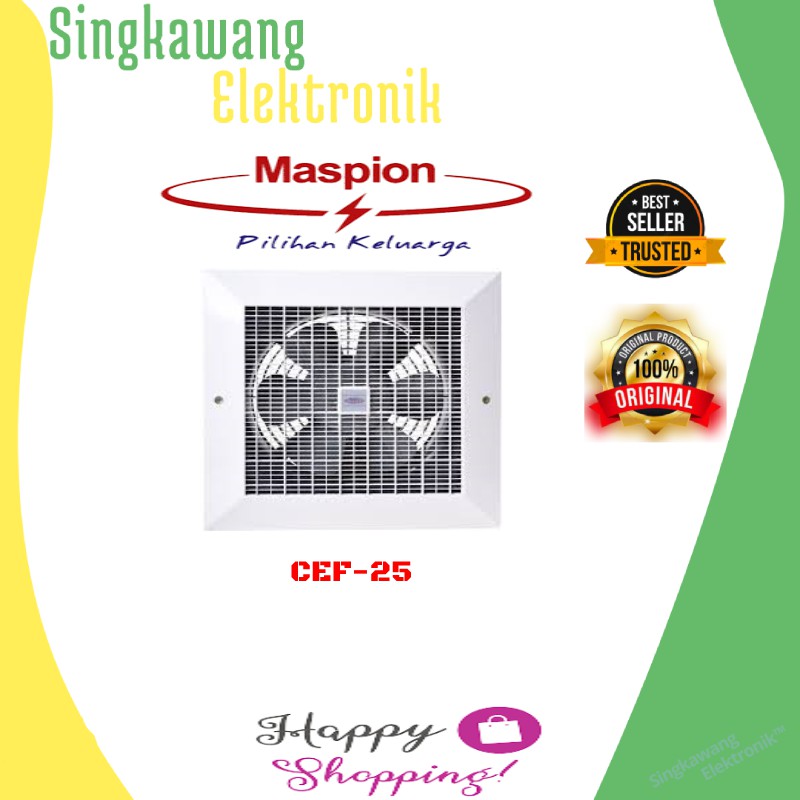MASPION EXHAUST FAN PLAFON CEF-25 10 in