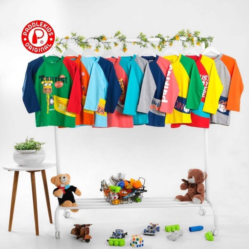 Paddlekids Kaos Anak Laki perempuan lengan panjang paddle kids half moon 4-12 (2-10 Thn)