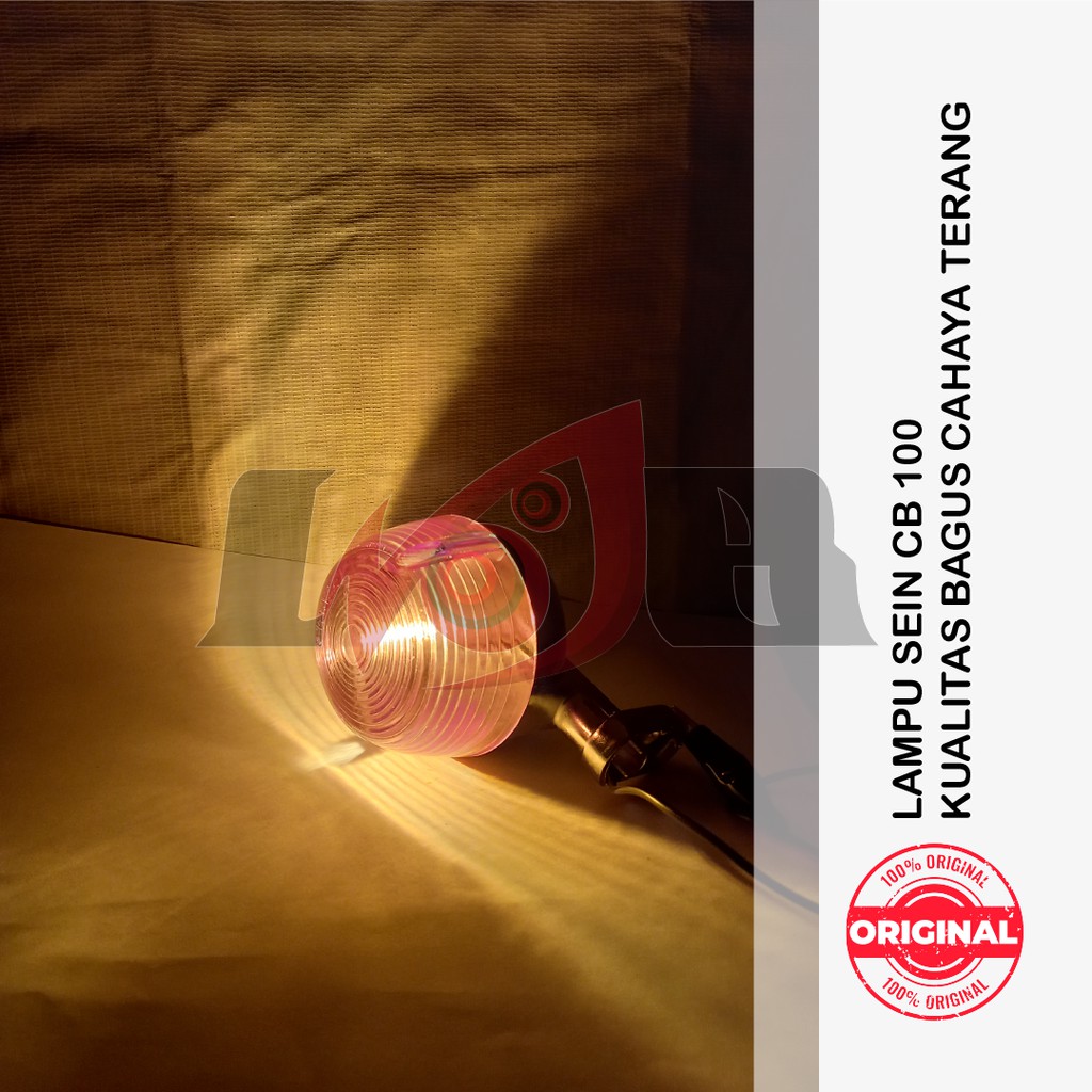 Lampu Sen CB100 Sein CB-100 Sign Clasic Casing Besi Crome Black Motor Klasik