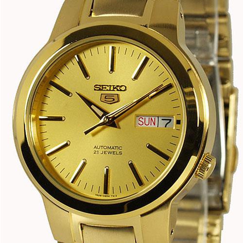 Seiko 5 Automatic SNKA10K1 Gold Ion Plated - Jam Tangan Pria SNKA10