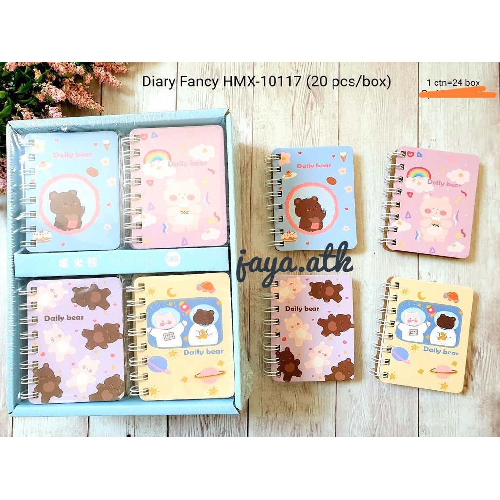 NOTEBOOK BUKU TULIS RING SPIRAL A7 BUKU CATATAN NOTES MINI MEMO LUCU BUKU SAKU BUKU DIARY