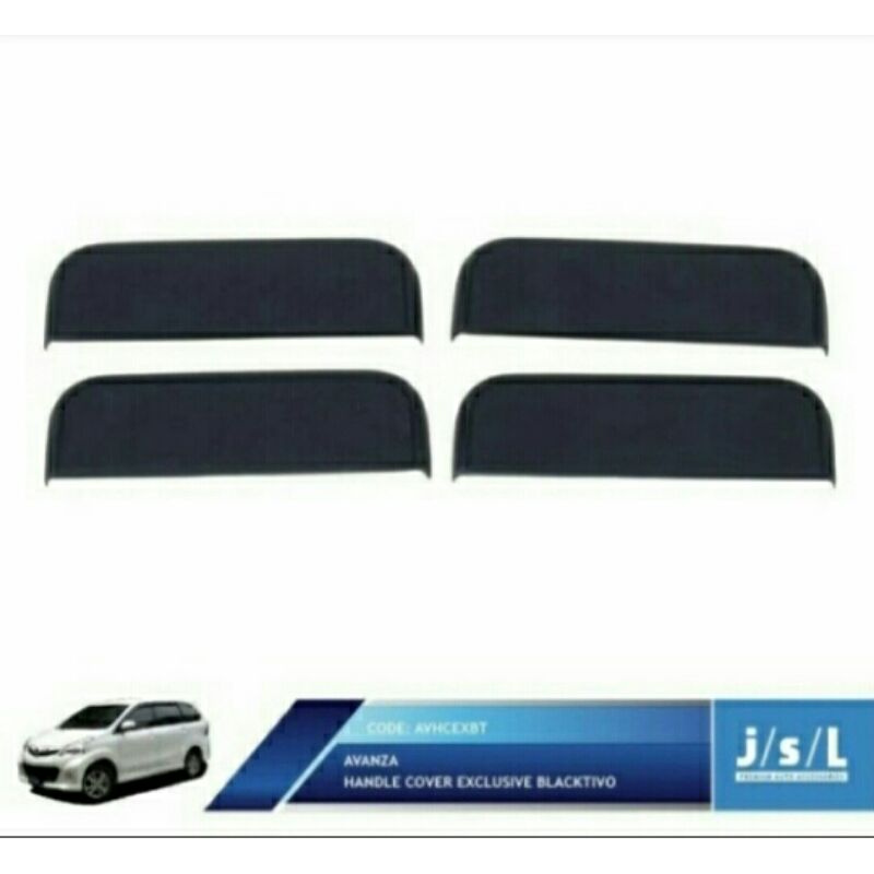 cover handle mobil avanza /xenia Vvti 2008-2011 hitam dop