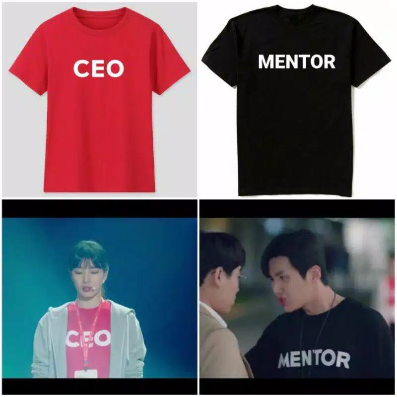 BAJU KAOS TSHIRT START UP CEO MENTOR STAFF SANDBOX SUZY KPOP DRAMA KOREA FASHION WANITA PRIA UNISEX