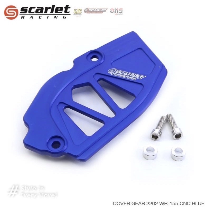 Cover Gear depan scarlet yamaha wr155 cover pelingdung gear depan Wr 155 scarlet mx serieS
