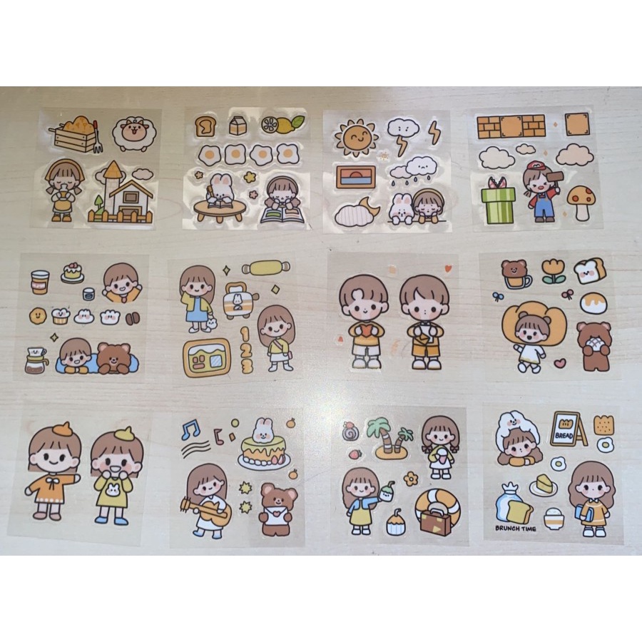 LT- [5GR] [ MURAHHH BGT ] STICKER botol minum STIKER 2D - sticker Aesthetic Hp Laptop Terbaru Termurah Lucu