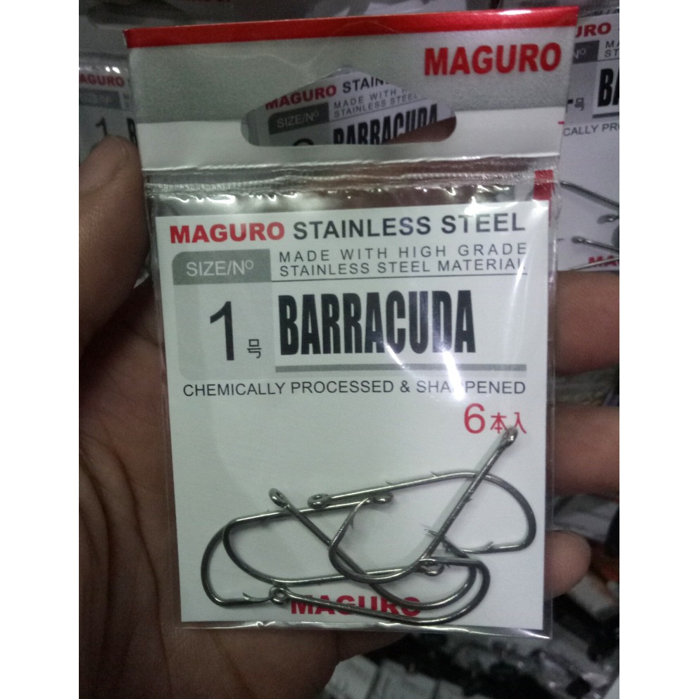 Kail Maguro Barracuda Leher Panjang Size Lengkap
