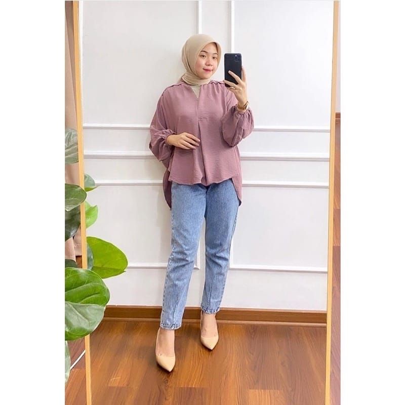 ERIKA BLOUSE CRINCLE AIRFLOW IMPORT