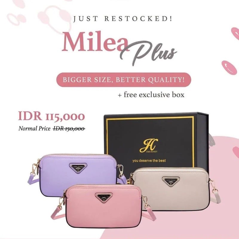 Milea Plus Mini Bag (up size) free box