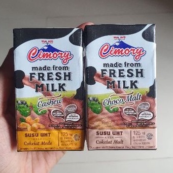 

Cimory FRESH MILK susu UHT mini rasa CASHEW / CHOCOMALT 125ml