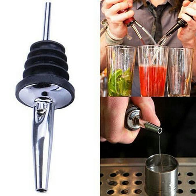 Tutup botol sirup/wine/fanta pourer stainless