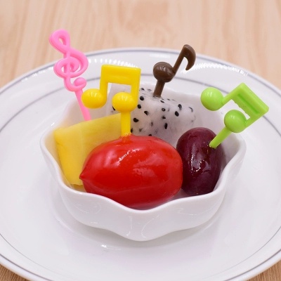 [DEASTORE] GARPU BUAH MODEL NADA LAGU / DESSERT FORK / GARPU ANAK / HIASAN BEKAL MAKAN ANAK / TUSUKAN BENTO BUAH ANAK / CHILDREN FRUIT FORK DECORATION DESSERT TOOTHPICKS