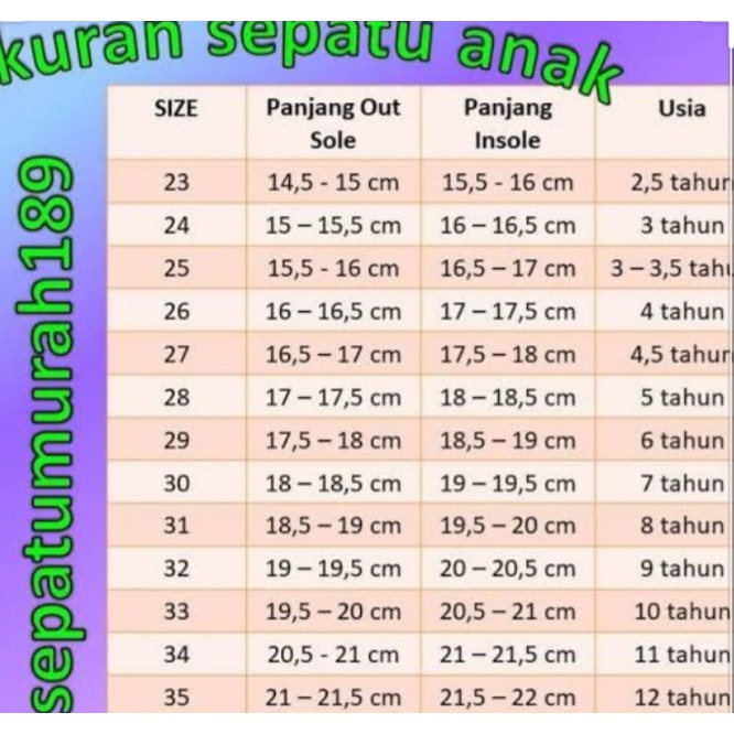 sepatu anak perempuan murah meriah
